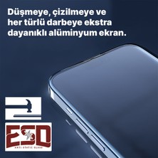 Zebana Apple iPhone 15 Pro Kolay Kurulumlu Cam Ekran Koruyucu Siyah