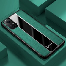 Zebana Xiaomi Redmi Note 12S Uyumlu Kılıf Zebana Premium Deri Kılıf Yeşil