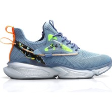 Elit Shoes Kawa Mikro Materyal Eva Taban Mavi Sneakers Ayakkabı D001