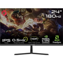 Gameon Pro GOPS24180IPS 24" IPS 0.5ms 180Hz Gaming (Oyuncu) Monitör