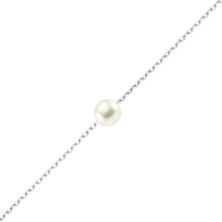 Altın Sepeti Beyaz Altın Inci Bileklik