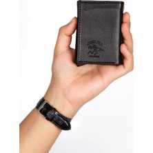 Kindfox Nwp Vegan Deri Otomatik Mekanizmalı Unisex Cüzdan | Kartlık | Kağıt Para Bölmeli