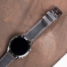 Vagave Hakiki Deri Kordon 20MM 22MM 24MM Fossil Diesel Lacoste Casio Armani Tissot Nacar Klasik Saat Kordonu Deri Kayış Gri