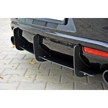 Gcotomotiv Vw Scirocco Arka Tampon Flap/splitter Parlak Siyah