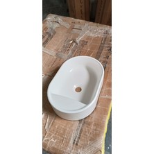 Çiçek Karavan Karavan Banyo Lavabosu Oval