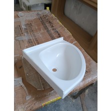 Çiçek Karavan Karavan Banyo Lavabo Üçgen