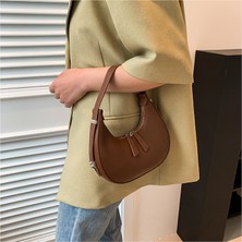 Luoxg 04 Hobo Çanta Kadınlar Için Hilal Ay Tasarım Sevimli Trendy Omuz Çanta Küçük Günlük Çanta Kadın Yaz Çantalar Çanta (Yurt Dışından)