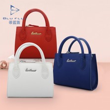 Luoxg Sarı Moda Mini Çanta Kadın Özel Logo Cosmeticbag Hakiki Deri Sling Crossbody Omuz Çantası Mini Çanta Deri (Yurt Dışından)