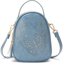 Luoxg Mavi Cartera Bluey Mujer Piknik Seyahat Çok Fonksiyonlu Unisex Kawaii Okul Çantaları Sırt Çantası Seyahat Kızlar Için (Yurt Dışından)