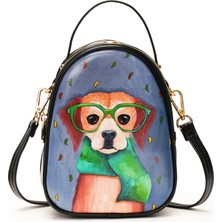 Luoxg Mavi Cartera Bluey Mujer Piknik Seyahat Çok Fonksiyonlu Unisex Kawaii Okul Çantaları Sırt Çantası Seyahat Kızlar Için (Yurt Dışından)