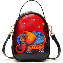 Luoxg Mavi Cartera Bluey Mujer Piknik Seyahat Çok Fonksiyonlu Unisex Kawaii Okul Çantaları Sırt Çantası Seyahat Kızlar Için (Yurt Dışından)