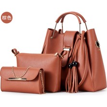 Luoxg Camel Kalanta Oem 2023 Carteras De Fiesta Kadın Çantası Tek Omuz Messenger Çanta Gümüş Gül Çanta (Yurt Dışından)