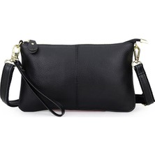 Luoxg Açık Mavi Hakiki Deri Crossbody Çanta Bayan Telefon Cüzdan Yeni Moda Kadın Manşonlar (Yurt Dışından)