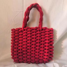Luoxg Turuncu Renkli Pamuk Halat Küçük Çanta Kadın Taşınabilir Çapraz Vücut Çanta Moda Vintage Kadın Çantaları (Yurt Dışından)