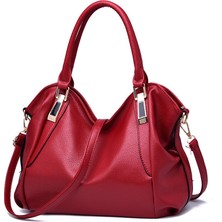 Luoxg Kahverengi Zhuiyu Üreticileri Yumuşak Deri Çanta Büyük Kapasiteli Kadın Omuz Crossbody Çanta Bayan Lüks Çanta (Yurt Dışından)