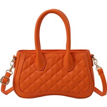Luoxg Turuncu Moda Trendi Pu Deri Askılı Çanta Crossbody Kadın Çanta Çanta Yeni Stil Bayan Çanta Omuz Çantaları Kadın Çanta Bayanlar (Yurt Dışından)