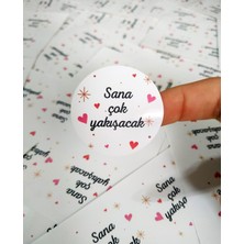 Gg Genç Girişimci Sticker -Sana Çok Yakışacak -70 Adet- 4cm