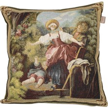 Belıeve Gardenya Goblen Kırlent 40*40 cm