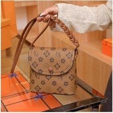 Luoxg Kırmızı Yüksek Kaliteli Baskılı Moda Retro Omuz Çantası Kadın (Yurt Dışından)