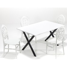 Sandalie Matrix Maxima Beyaz / Venüs Mutfak Masa Takımı - Beyaz