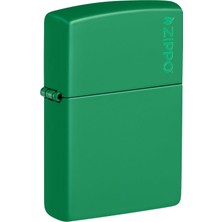 Zippo Green Grass Logo Parlak