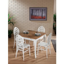 Sandalie Home Sirius  Venüs Mutfak Masa Takımı-Beyaz