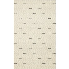 Eko Halı Jade Jd 06 Antrasıt Grey Yün Kazak Örgü Desenli El Dokuma Örgü Halı