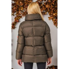 Dewberry Z6682 Dewberry Bayan Mont-Düz Haki