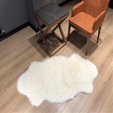 Eliana Home Tüy Dökmez Tavşan Tüyü Post Halı Krem