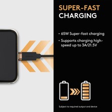 Duracell 1m Usb-C To Lightning Braided Black