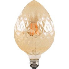 Ack 4W E27 2200K Sarı G95 LED Rustik Ampul AB55-00420