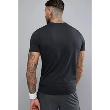 Nike Dri-Fit Training Swoosh Standart Kesim Siyah Erkek Tişört