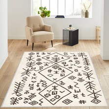 Eliana Home Dijital Baskı Yıkanabilir Kaymaz Taban Salon Halısı ve Yolluk LNA1321