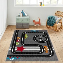 Eliana Home Dijital Baskı Yıkanabilir Kaymaz Taban Çocuk Halısı ve Yolluk LNA4033