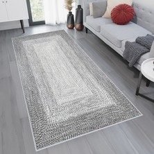 Eliana Home Dijital Baskı Yıkanabilir Kaymaz Taban Salon Halısı ve Yolluk  LNA1765