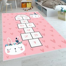 Eliana Home Dijital Baskı Yıkanabilir Kaymaz Taban Çocuk Halısı ve Yolluk LNA4069