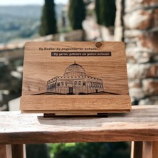 İsfahan TA Kitap Okuma Standı Masaüstü Ahşap Kuran Rahlesi Tablet Tutucu