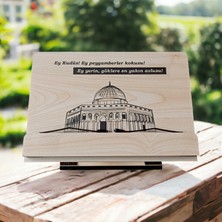 İsfahan TA Kitap Okuma Standı Masaüstü Ahşap Kuran Rahlesi Tablet Tutucu