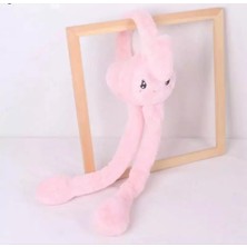Sevgi Aksesuar Peluş Oynar Mekanizmalı Gri Tavşan Kulaklık