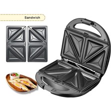 HZL 6 sı 1 arada Tost Makinası, Donut, Waffle, Ceviz Kurabiye, Sandviç Aparatlı Makina
