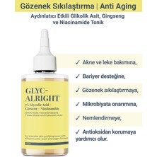 S'he Vec GLYC- ALRIGHT - Tüm Ciltler İçin Gözenek Sıkılaştırıcı Leke Karşıtı Tonik 200ml