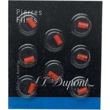 S.T. Dupont Çakmak Taşı 8li (Kırmızı Taş)