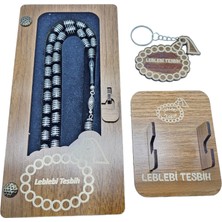 Leblebi Tesbih Sarmal Gümüş Işlemeli Koleksiyonluk Oltu Taşı Tesbih LT998
