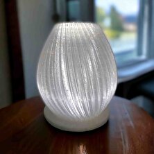 3D Dönüşüm Atölyesi Dekoratif LED Lamba M2 - Beyaz LED - Pilli - Geri Dönüşüm Pet