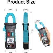Decisive Bsıde Zt-Qb1 Dijital Pens Metre Multimetre 600A Akım T-Rms Akıllı Pense Ampermetre Dc/ac Gerilim Direnci Ncv Test Cihazı (Yurt Dışından)