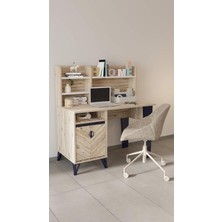 Sandalie Arda 60X120 cm Çalışma Masası Bilgisayar Masası Ofis Ders Yemek Masası Atlantik Çam