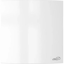 Era 125 mm (12,5 Cm) Klapeli Dekoratif Banyo Fanı (Quadro Beyaz 5c)