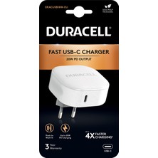 Duracell 1 x Usb-C Pd 20W Wall Charger White