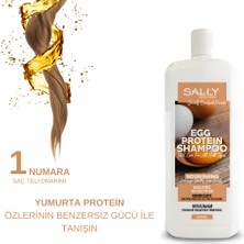 SALLY Şampuan Egg Yumurta Protein Özlü - Tüm Saç Tipleri 1 LT