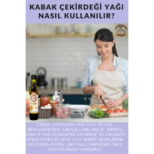 Art Organik Art Taş Değirmen Kabak Çekirdeği Yağı 250 ml Soğuk Sıkım %100 Saf ve Doğal